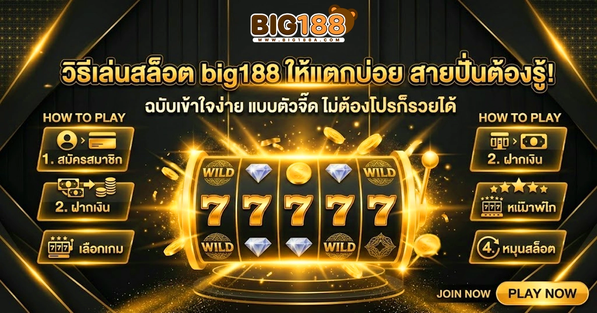 big188 วิธีเล่นสล็อตยังไงให้แตก